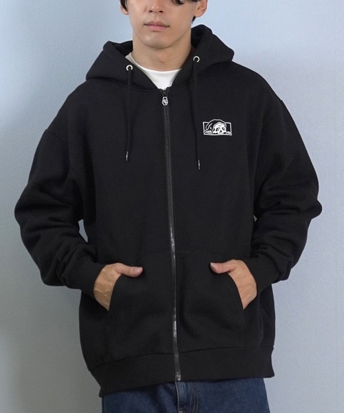 LURKING CLASS Fullzip Parker — фулзип парка Lurking Class (ST25FUM02), черная