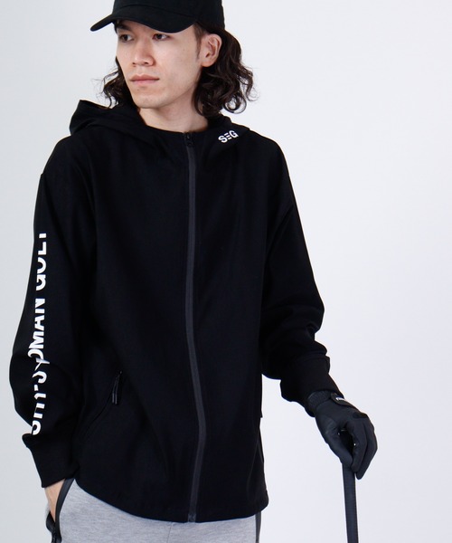 Golf wear Super Stretch Full Zip Hoodie — гольф-худи с полной молнией и суперстрейч материалом