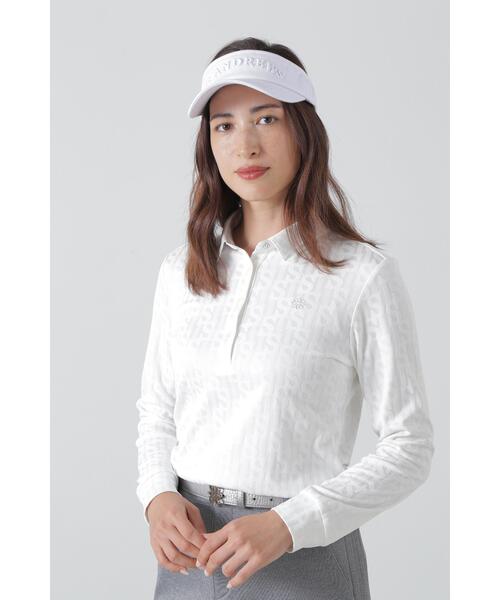 ST ロゴジャガード — женская длинная поло-футболка (WOMENS)