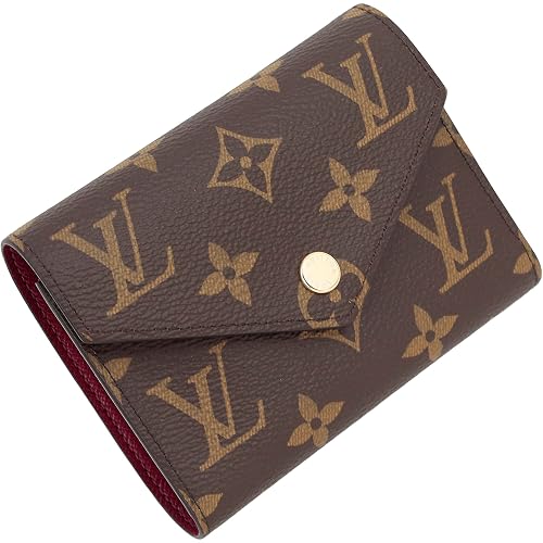 Louis Vuitton Portefeuille Victorine Monogram Canvas M41938, цвет Fuchsia (винно-красный)