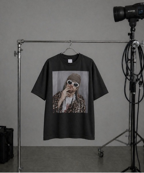 Photo Tee Kurt Cobain — футболка с принтом Курта Кобейна