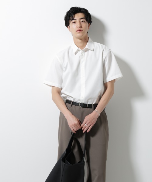 Standard Regular Collar Shirt — рубашка с обычным воротником, короткий рукав