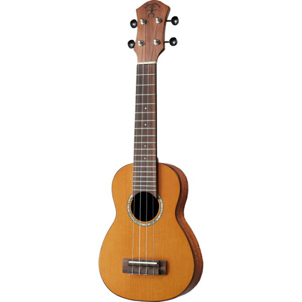 aNueNue Sopranouukulele Solid Cedar Acacia I E aNN‑S4E