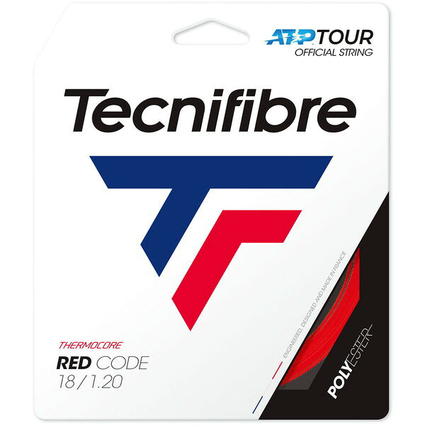Tecnifibre Red Code — жесткая теннисная струна 1.30 mm TFSG404 RD