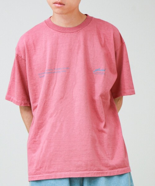 SCREEN STARS крашеная футболка с логотипом классическая crewneck T-shirt