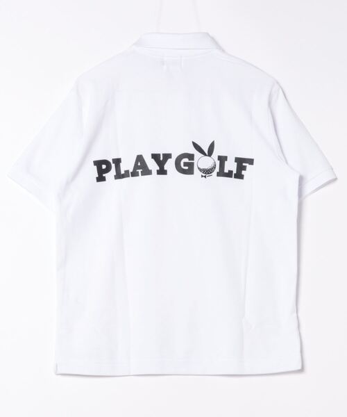 Fortune Island PLAY GOLF поло/Backprint логотип поло с коротким рукавом