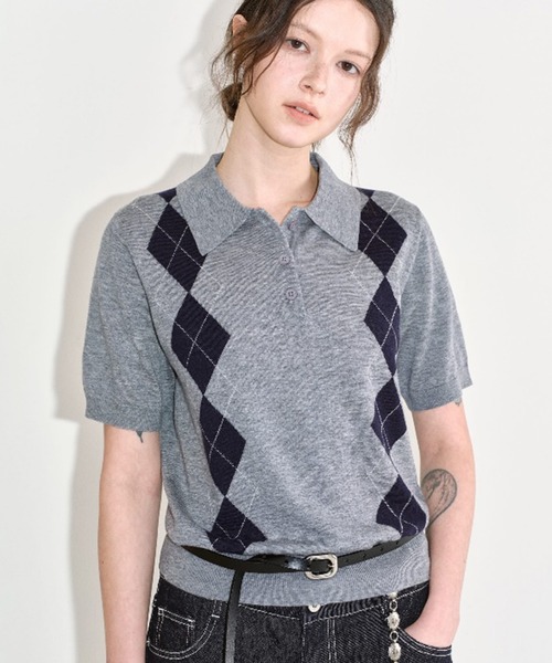 Аргайловый свитер Polo Ralph Lauren FX26S235 [Fano Studios] 2026SS