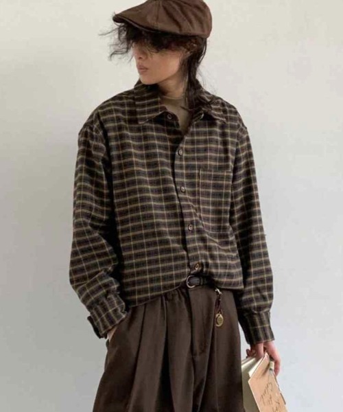 Herinboon check work shirt