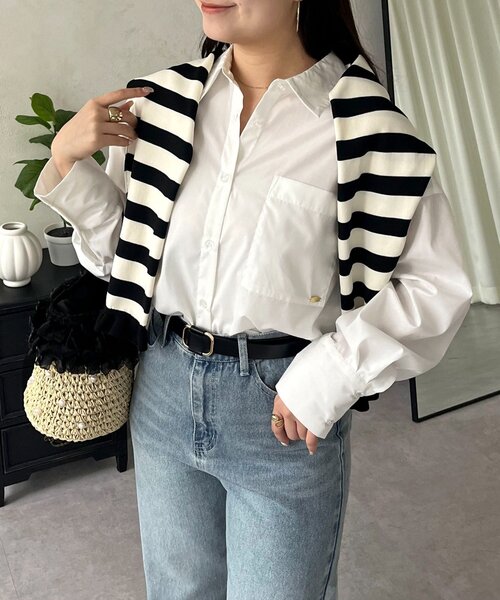 Pocket metal charm oversized T‑shirt/oversize футболка с карманом и металлической фурнитурой