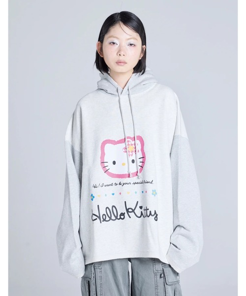 [Little sunny bite] hello kitty x little sunny bite худи