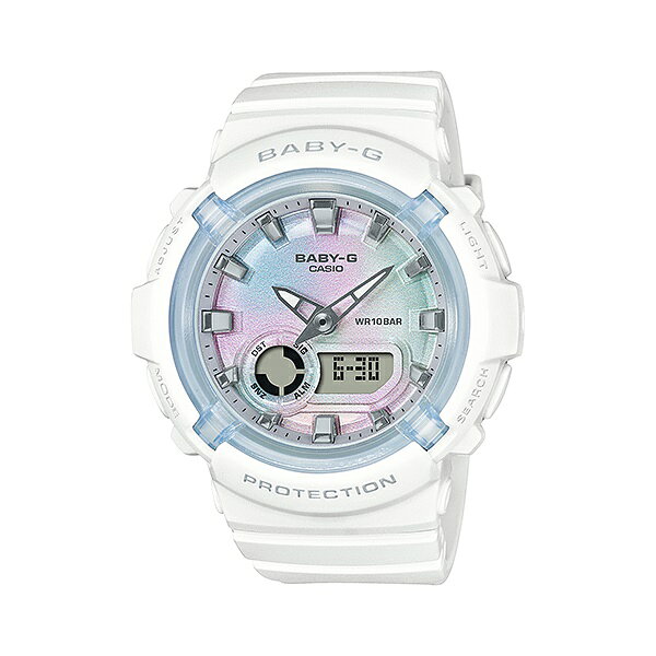 Оригинальные часы CASIO BABY-G BGA-280-7AJF — Super Illuminator, спортивные белые женские