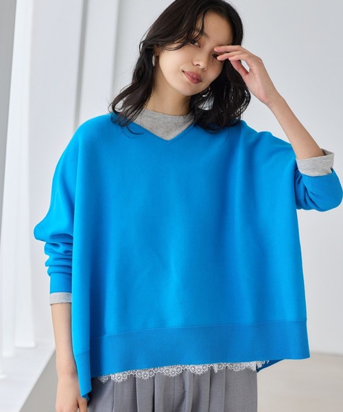 BARNYARDSTORM — софт‑V‑neck бордовый свитер