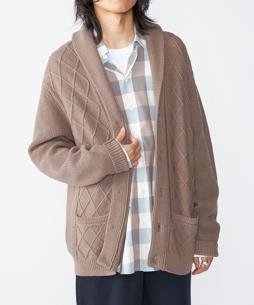 SHIPS: (можно стирать) шерстяной кардиган Alan Shawl Cardigan