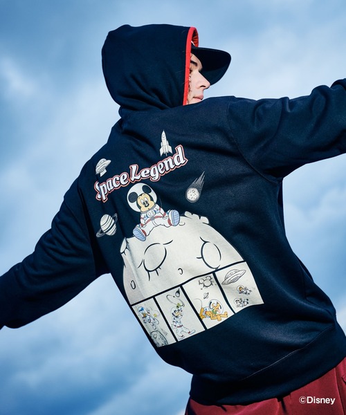 [Mickey Mouse] Zip Up Hoodie — толстовка‑молния с Микки Маусом