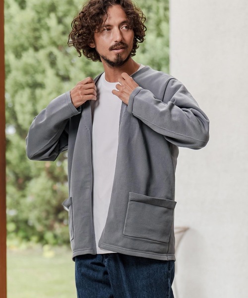 mcg3735 — Airy Knit Jacket like Cardigan (A55025cmb) — вязаная лёгкая куртка‑кардиган