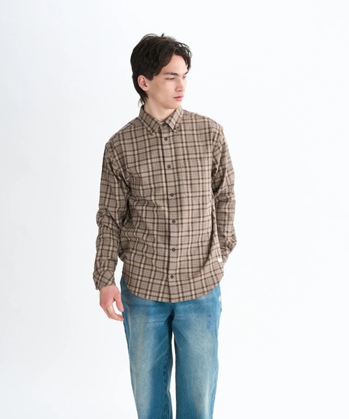 ELEMENT мужская рубашка Button Down Regular Flannel с длинным рукавом — коллекция осень/зима 2025