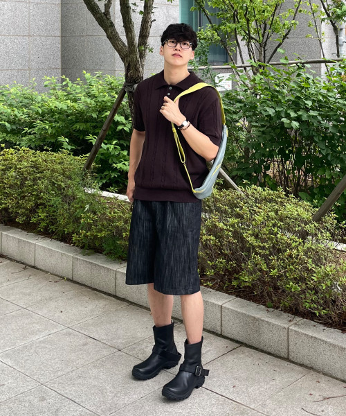 Summer‑cable half‑knit «Brown» — летняя трикотажная кофта в коричневом цвете