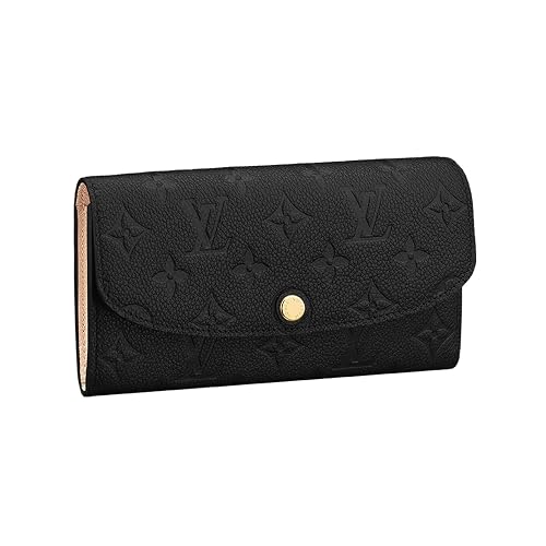 LOUIS VUITTON Portefeuille Emilie Monogram Empreinte Noir M62369 — женский длинный кошелек в монограмме