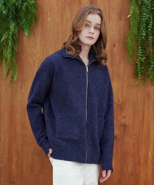 Wool bulk fuljip cardigan — нейлоновый вязаный кардиган (Neivy)