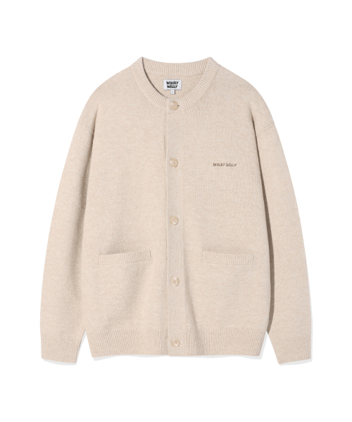 Типолограунд — нейлон кардиган вязаный в стиле Beige