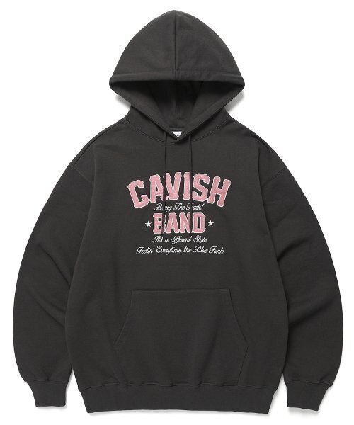 ARCH SCRIPT HOODIE — charcoal (CV2DSUM407A)