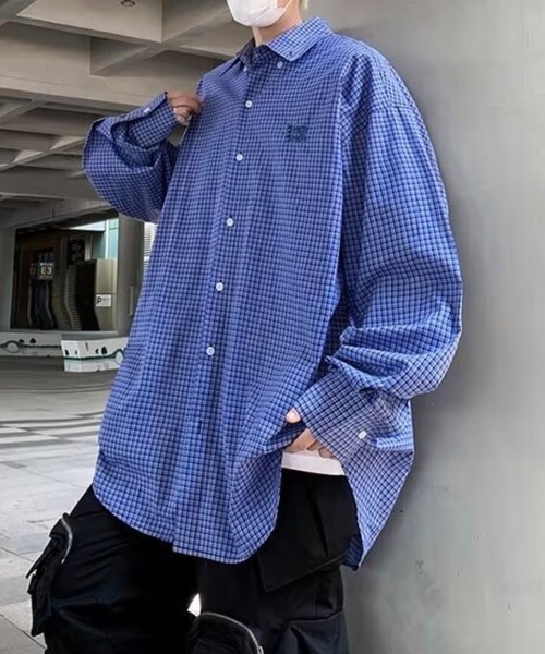 Oversize Check Shirt WO25W2TP02 [WB ORIGINALS] 2025AW — оверсайз клетчатая рубашка