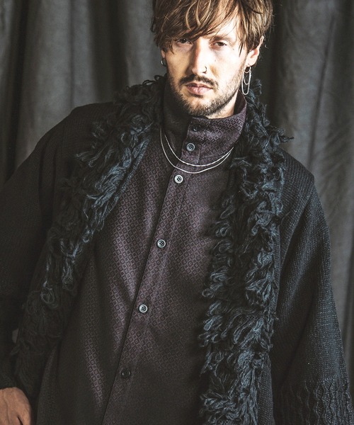 [NO ID.] Loop Yarn Knit Gown — кардиган‑халат из луп‑ярн