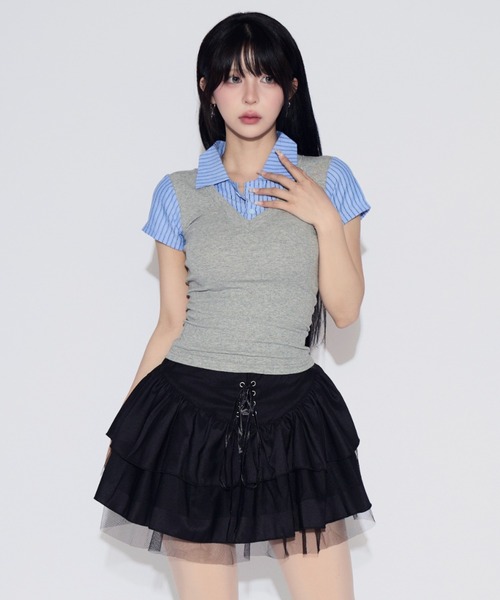 Striped Docking Polo — полосатое поло с докинг‑дизайном