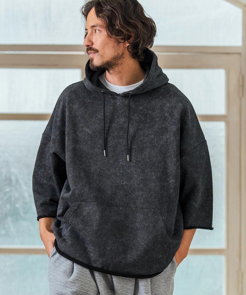 mpa3716 Aging Fabric 3/4 рукав пуловер Parker