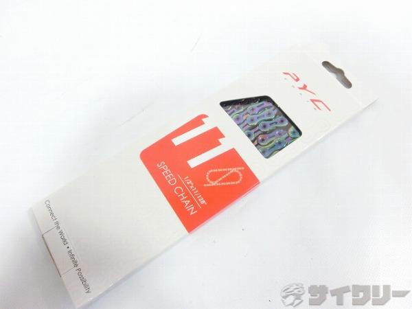 Цепь PYC SP1101 PVD-DLC-L радужная 11s/116L [Б/У]