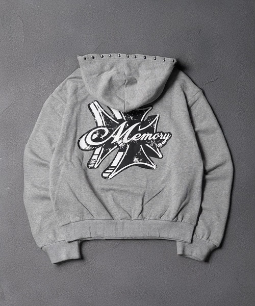 [MEMORY] Heavy Weight Iron Cross Double-Zip Hoodie — толстовка‑худи с двойной молнией и крестом Iron Cross