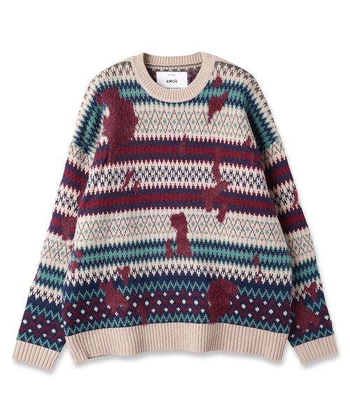 NORDIC SWITCHING KNIT — вязаная кофта