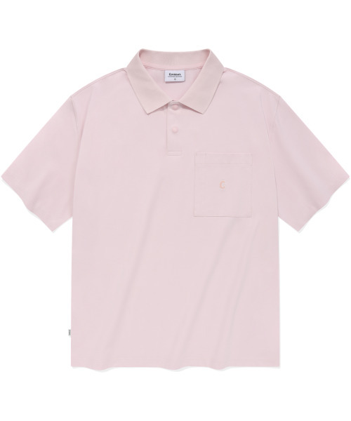 Ассентик покет карафт T‑shirt — футболка с накладным карманом, лайтовый розовый