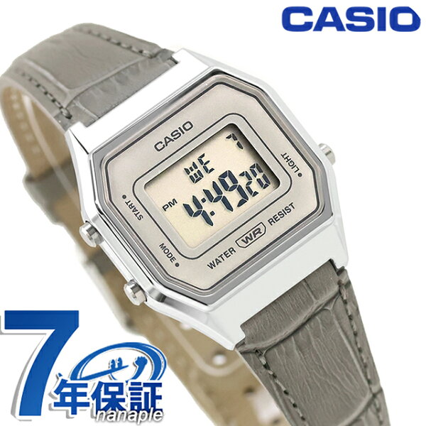 CASIO LA680WEL-8A2 — женские наручные часы VINTAGE Collection, водонепроницаемые, легкие, бежевые