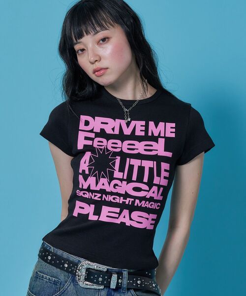WEB限定 / Message Print / Bicklogo Compact Tee — футболка с принтом-сообщением (компактная)