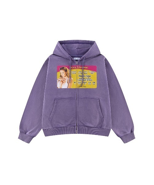 Zip Hoodie "Sexy Licence" — WOKE EDGE, с замком