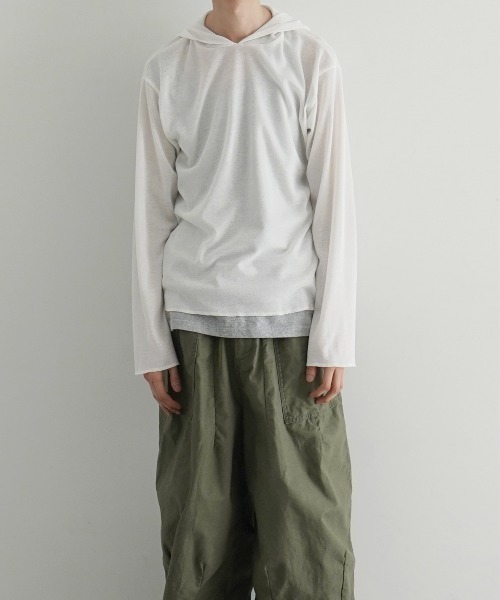 KAIKO — рифлёная худи с капюшоном (Rib hoodie)