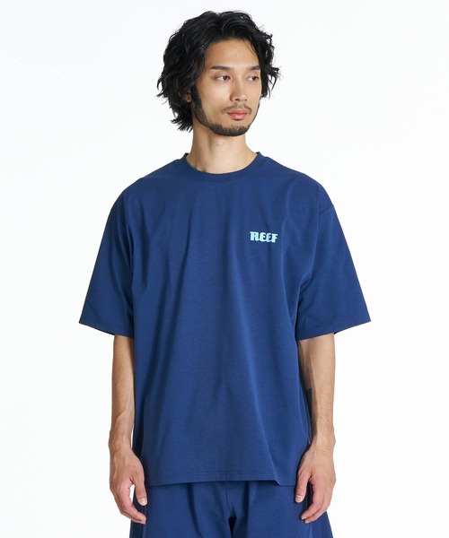 REEF Men's HERITAGE RASH T — рашгард для пляжа 2026 летняя модель, UV‑защита, полу‑рукав