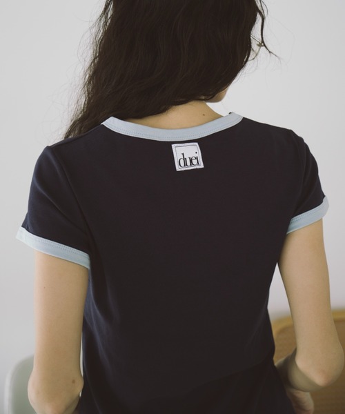 Футболка с принтом Contrasting T-shirt (конпакт)