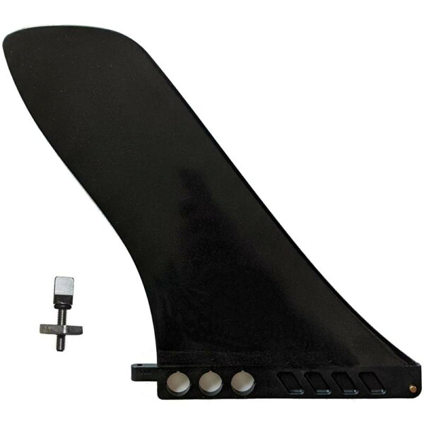 9" центровая плавниковая пластина Hard Fin для SUP/airSUP longboard/ресборд — черная (1 шт, с дужкой)