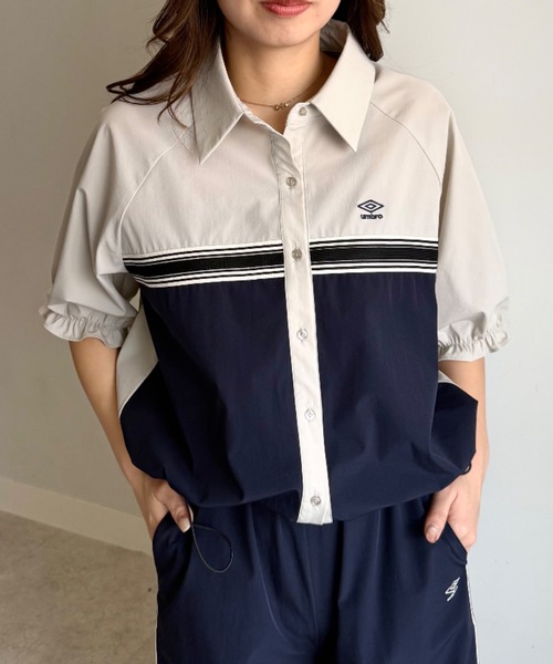 UMBRO — лайновая сменная наилонтая футболка (анбро/UNDOVE лимитированная)
