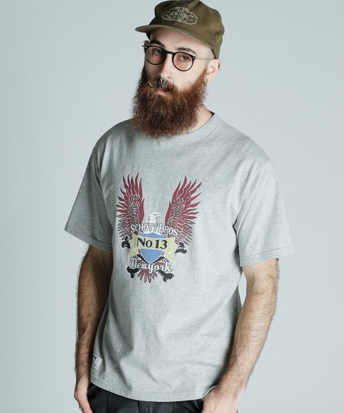 Schott T-shirt EAGLE — футболка с орлом