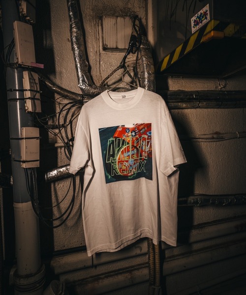 AKIRA REMIX × nana-nana футболка B — рисал-коль-коттон, T-shirt летняя коллекция