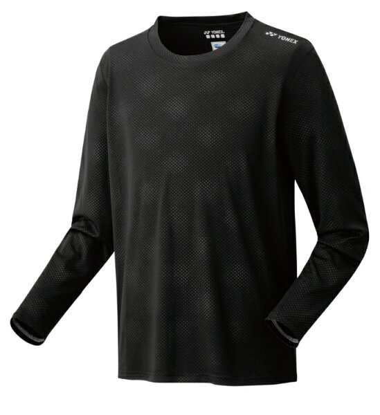 YONEX унисекс длинная рубашка для футбола чёрная XO 16809 7 — спортивный топ, теннис, софт‑бол, защита от UV, дышащая, продвинутая форма униформы