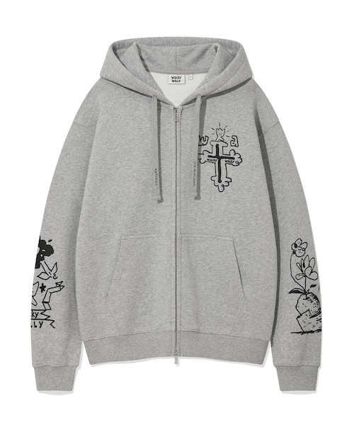 GRAFFITI GRAPHIC HOODIE — худи с граффити‑принтом