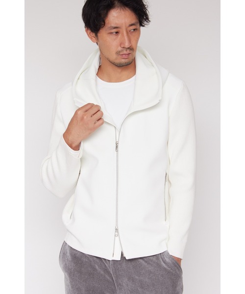 HIGH STREET — вязаный конвекционный ZIP парка‑куртка