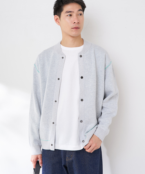 ANTS & ELEPHANTS 2TONE Sweet Like Rib Cardigan — двуцветный кардиган ANTS & ELEPHANTS