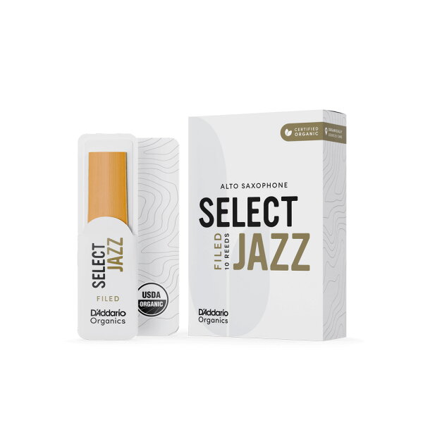 D'Addario Organic Select Jazz (Filed Cut) медные джазовые мундштуковые тросы — ведущее альт‑саксофонное