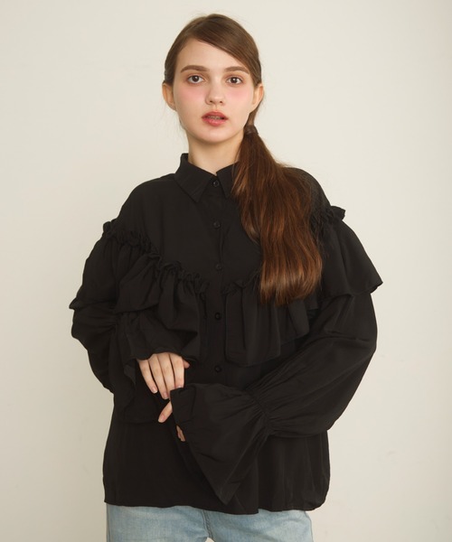 Frill blouse с рюшами