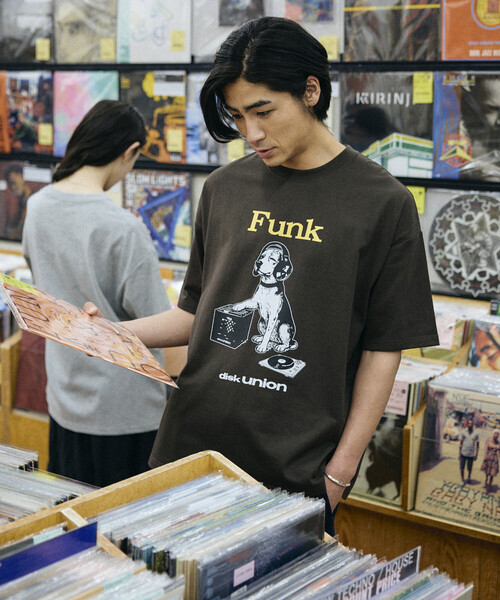 Лимитированная коллекция diskunion×FREAK'S STORE — футболка Biggie Big Seal print коллекционная